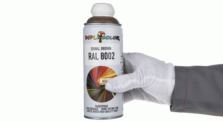 اسپری رنگ قهوه ای دوپلی کالر مدل RAL 8002