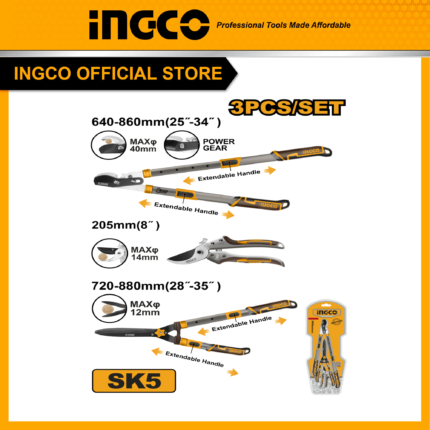 ست 3 عددی قیچی باغبانی اینکو