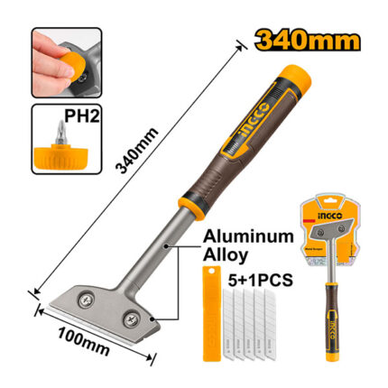 تیغ شیشه اینکو با 5 عدد تیغ