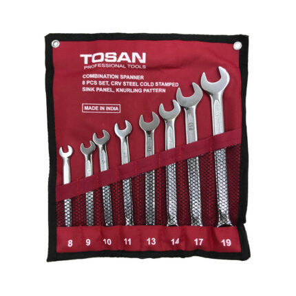 ست آچار یکسر تخت 8 عددی هندی توسن