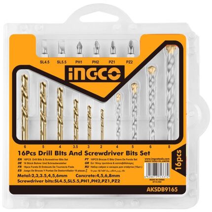 ست مته و نوک پیچ گوشتی اینکو مدل AKSDB9165