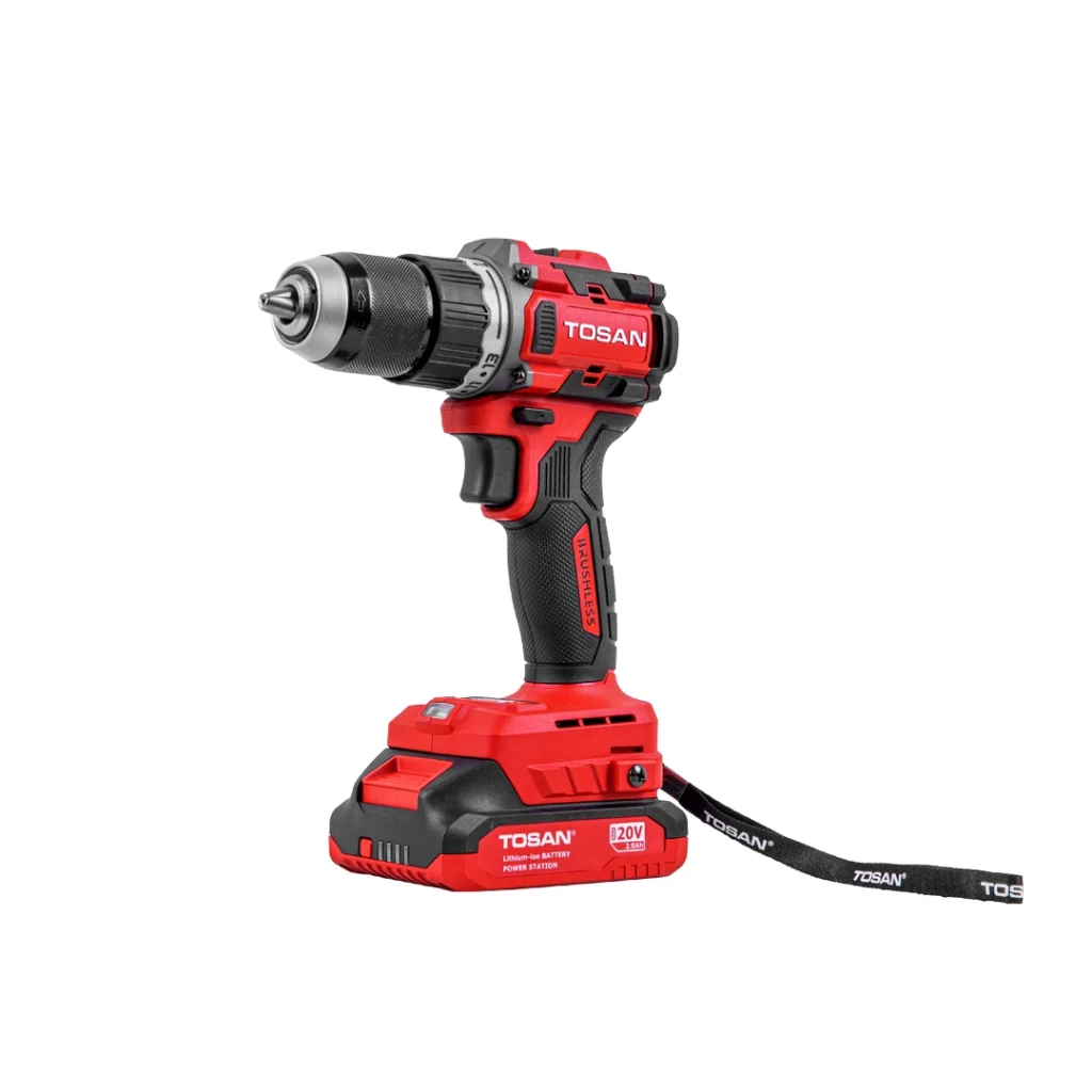 دریل شارژی براشلس 20 ولت چکشی توسن مدل 9620 دریل شارژی براشلس 20 ولت چکشی توسن مدل 9620