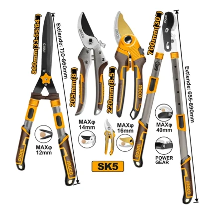 ست 4 عددی قیچی باغبانی اینکو مدل HLT93401