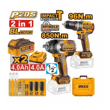 پک 2 عددی شارژی اینکو مدل COSLI250586